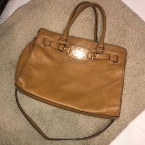 Used Michael Kors satchel - tan